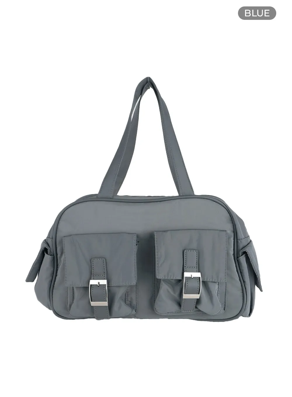 Pocket Nylon Shoulder Bag OM408