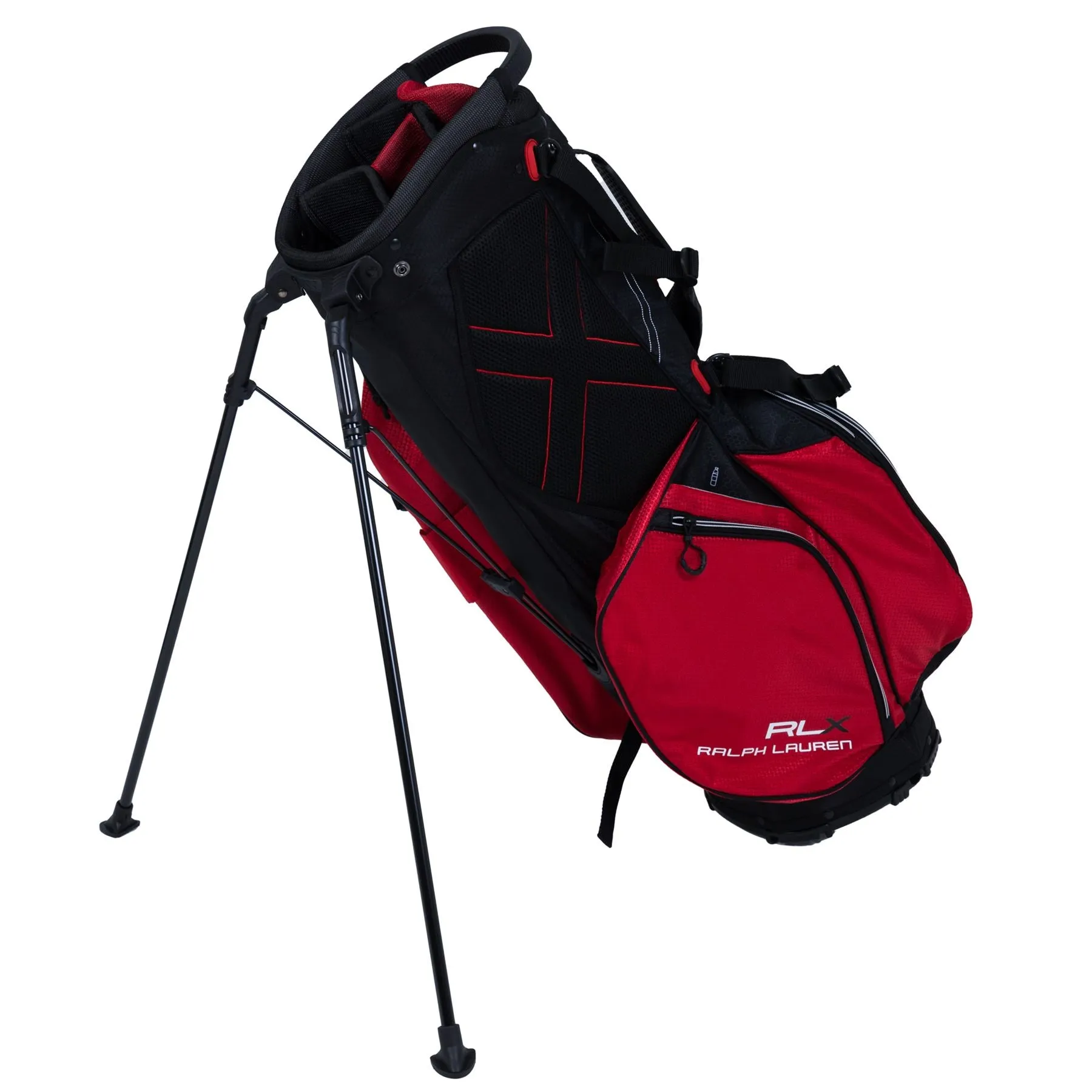 RLX Golf Stand Bag Black/Red - 2024