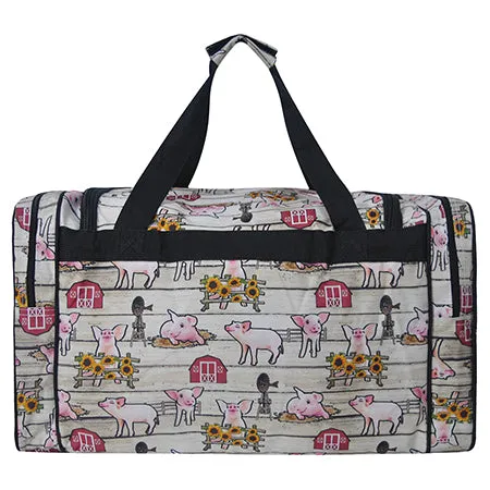 SALE! Piggy Farm Love NGIL Canvas 23 Duffle Bag