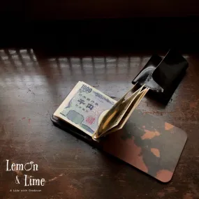 Shell Wallet / Simple / Money Clip【Horween】シェルコードバンのシンプルなマネークリップ