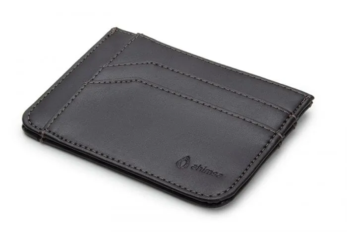 Slim wallet vegan-leather unisex wallet by Ahimsa - black, cognac or espresso