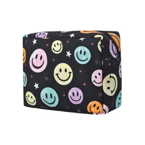 Smiley Faces NGIL Large Cosmetic Travel Pouch