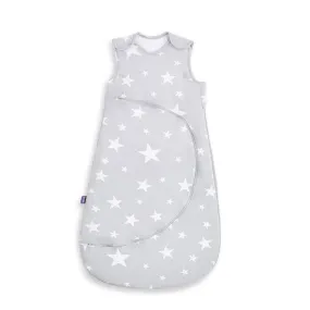 SnuzPouch Sleeping Bag 2.5 Tog – White Stars 0-6m