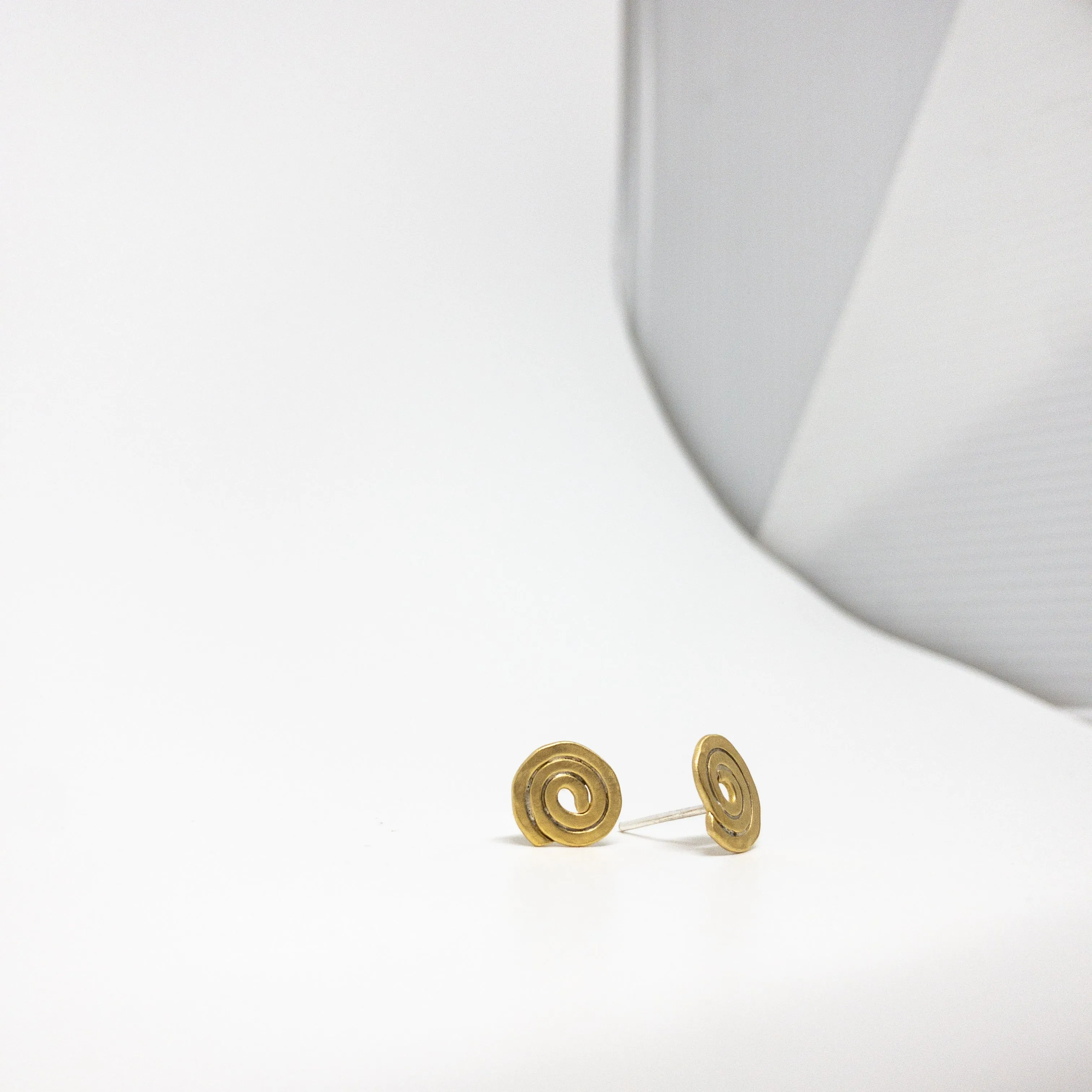 Spiral Stud Earrings