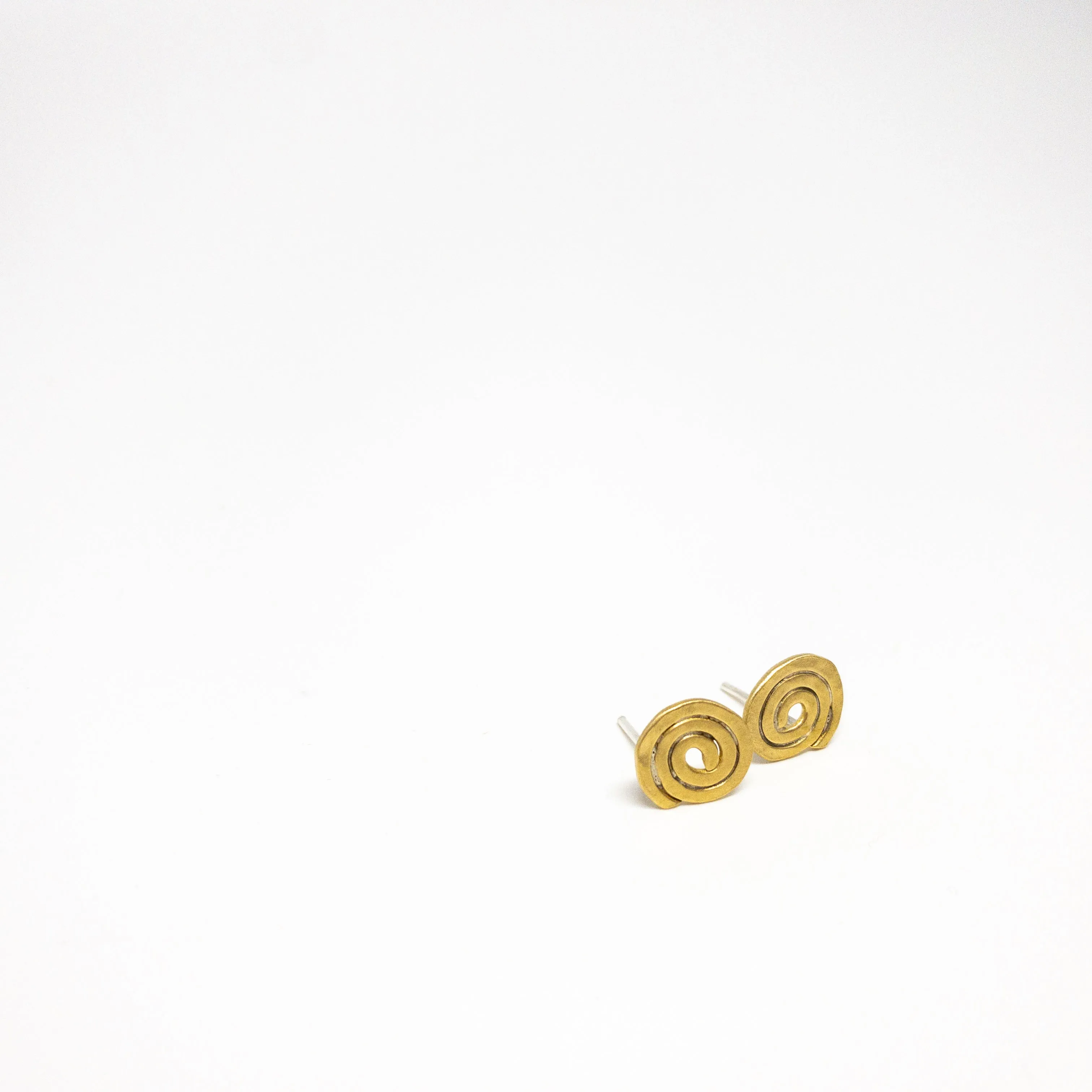 Spiral Stud Earrings