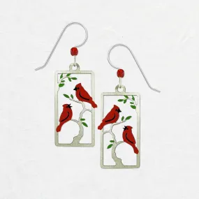 Spring Cardinal Earrings