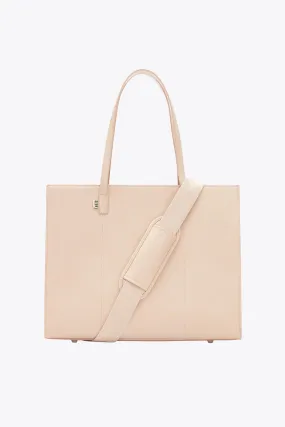 The Large Work Tote in Beige