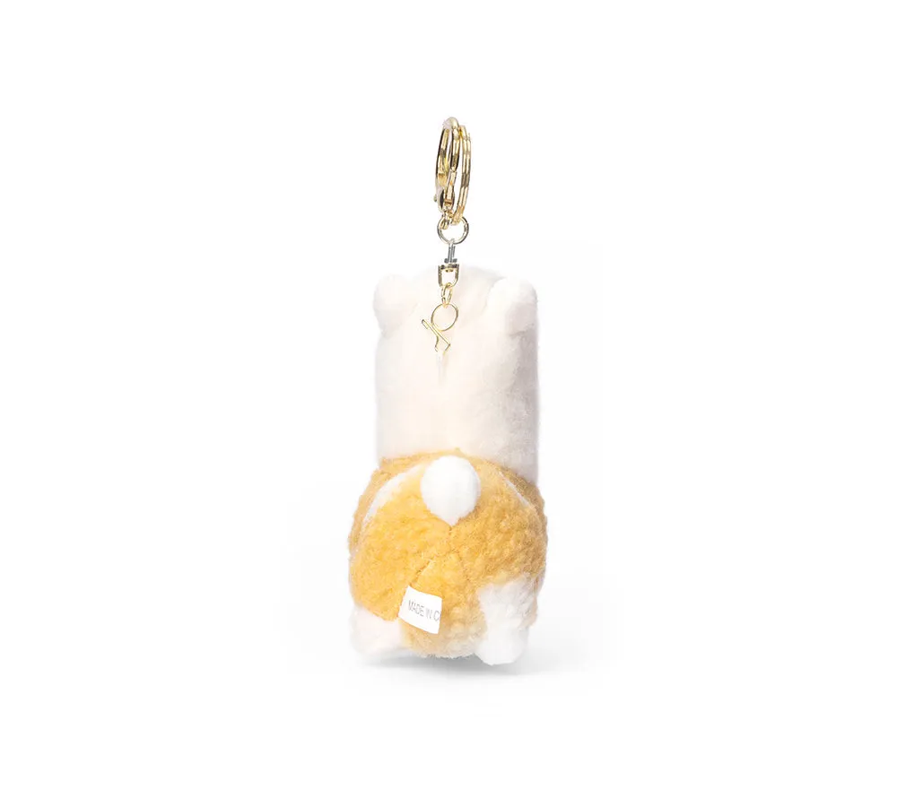 UGG AUSTRALIAN SHEPHERD Cute Plush Alpaca Keyring