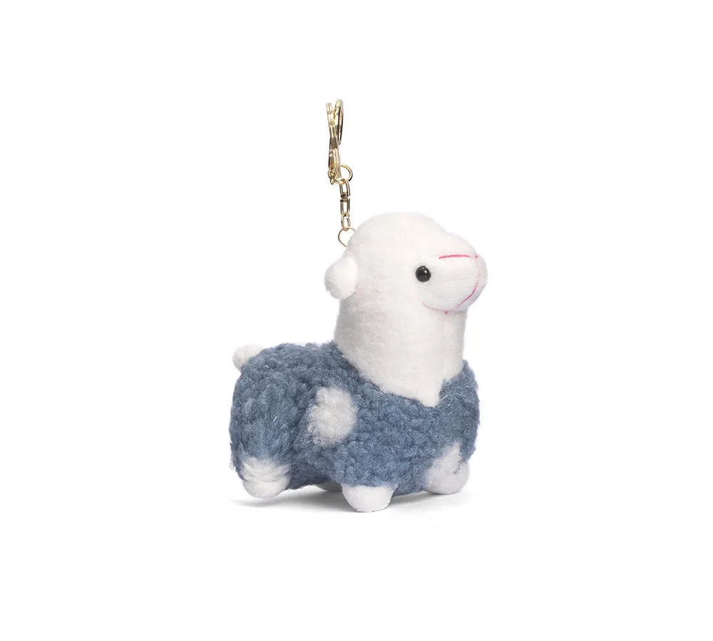 UGG AUSTRALIAN SHEPHERD Cute Plush Alpaca Keyring