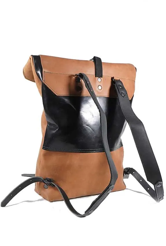 Urbo Brown Leather Backpack