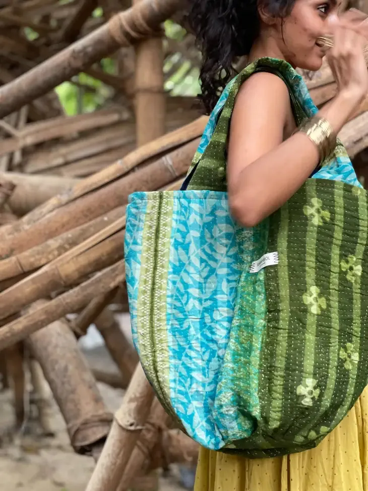 Vintage Kantha  Summer Tote 2