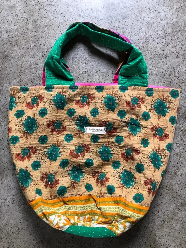 Vintage Kantha  Summer Tote 2