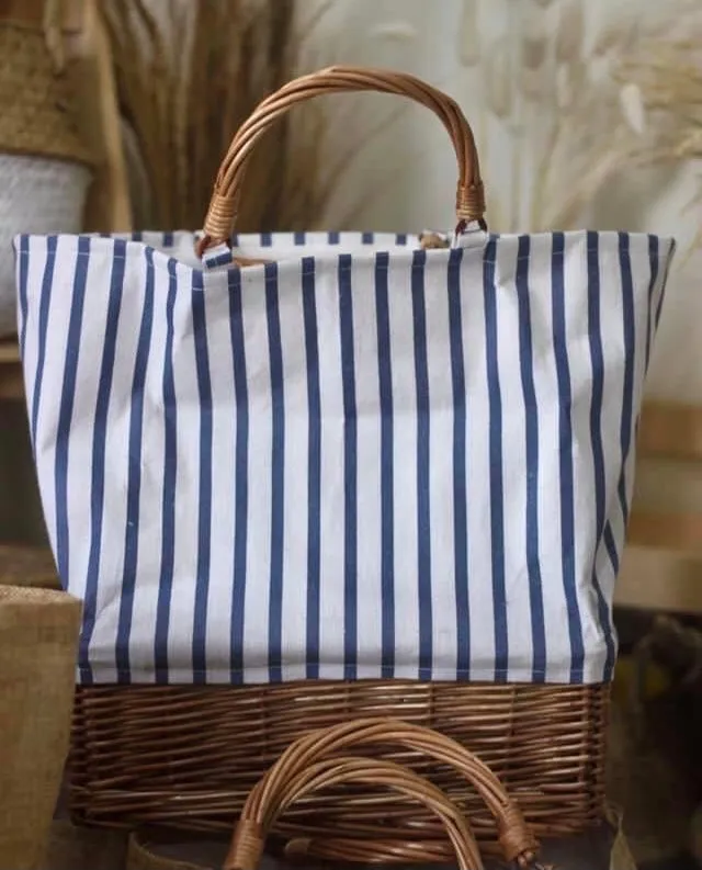 Wicker Tote Bag