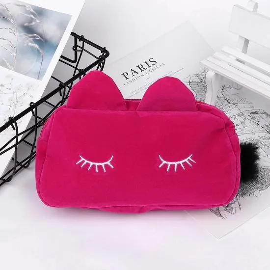 Winky Cat Makeup Pouch