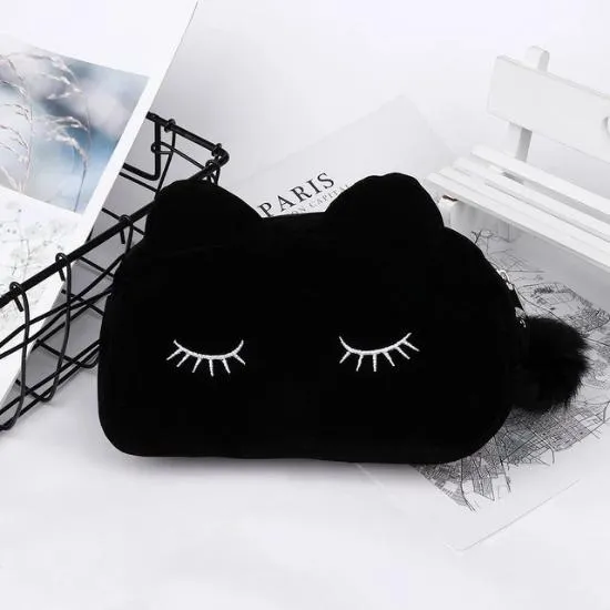 Winky Cat Makeup Pouch