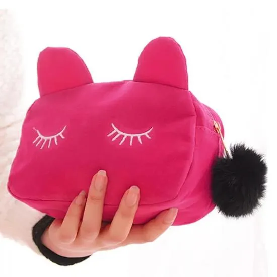 Winky Cat Makeup Pouch