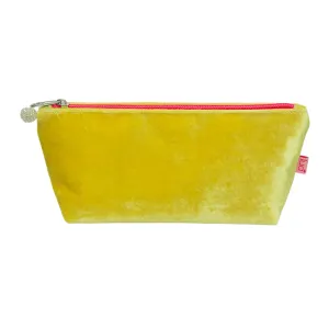 Yellow Long Cosmetic Purse By Lua